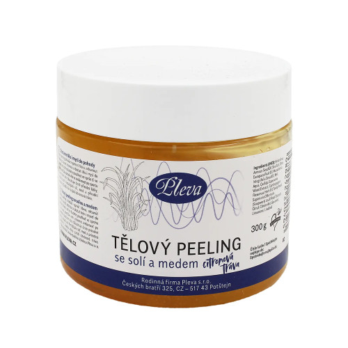 Pleva Pleva Exfoliating Body Scrub with Honey and Salt (Lemongrass) 300g