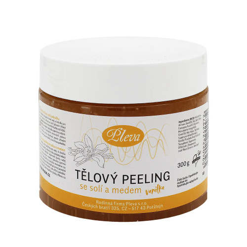 Pleva Pleva Exfoliating Body Scrub with Honey and Salt (Vanilla) 300g