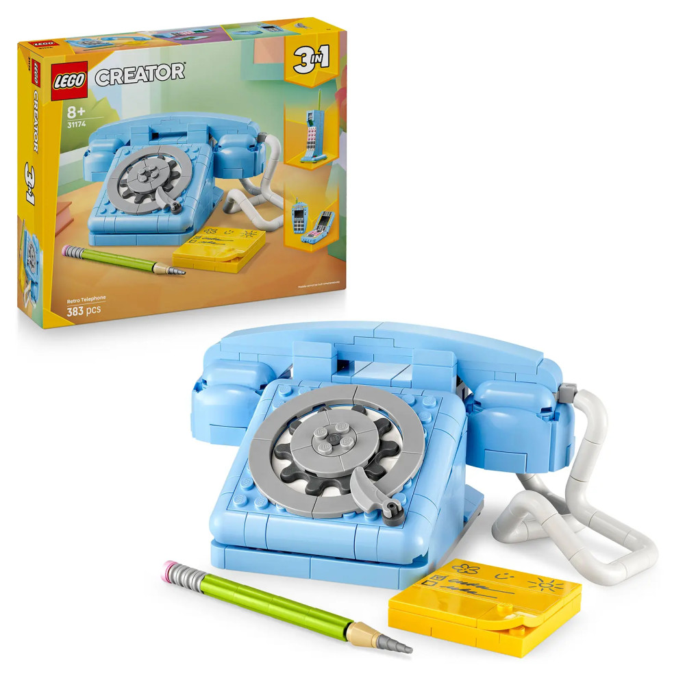 Produktbild för LEGO® Creator 3 v 1 31174 Retro telefon