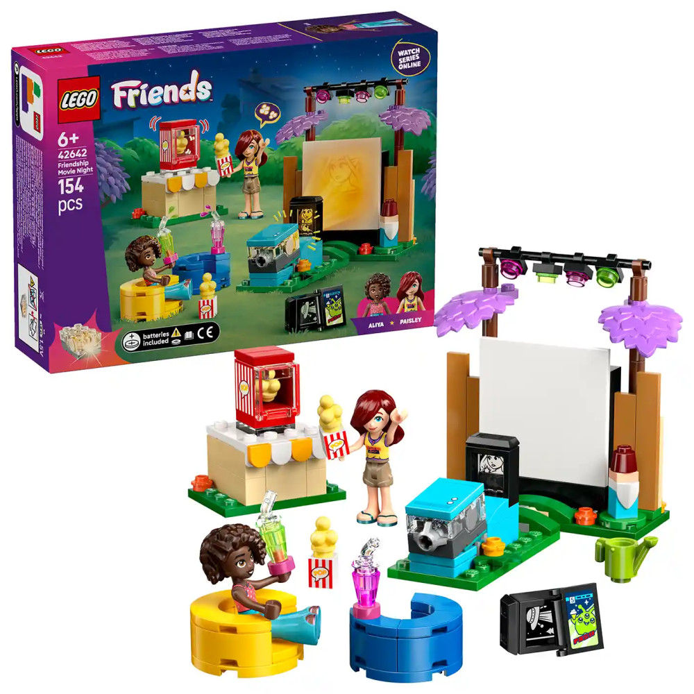 Produktbild för LEGO® Friends 42642 Filmový večer s kamarády