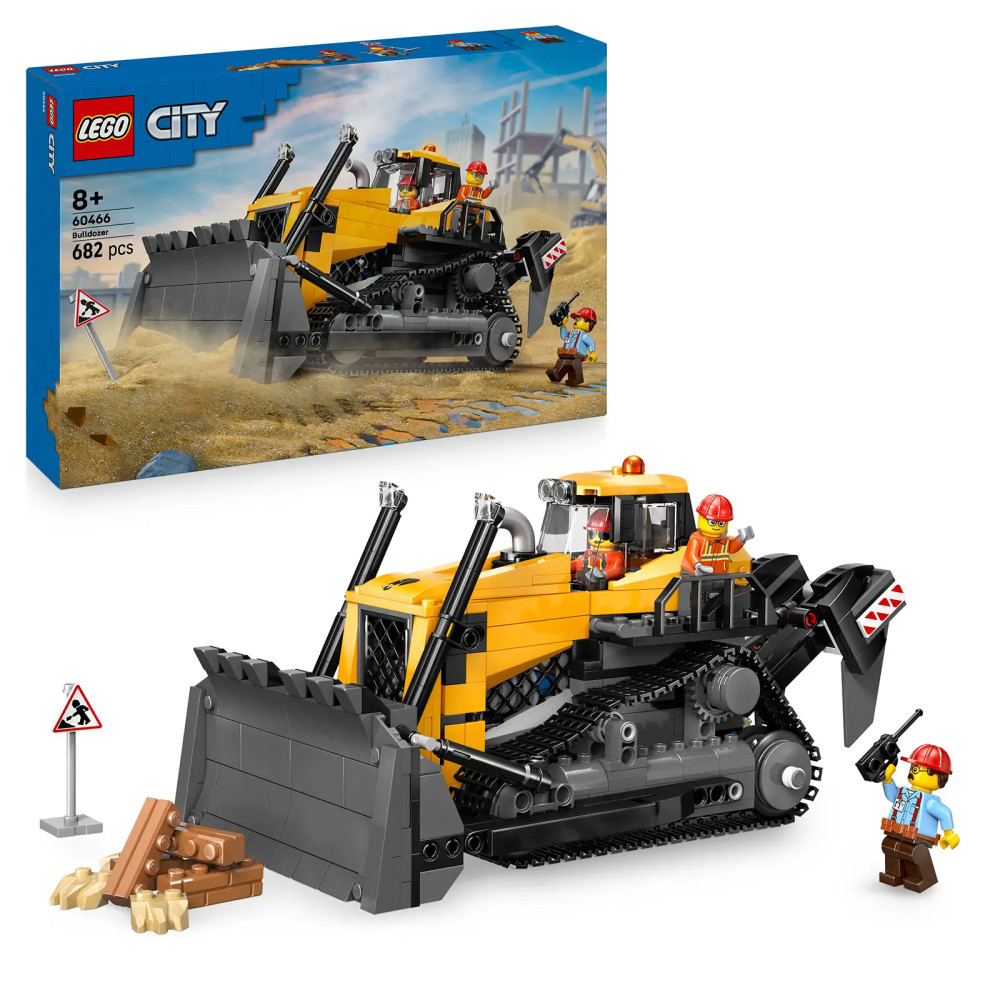 Produktbild för LEGO® City 60466 Žlutý buldozer