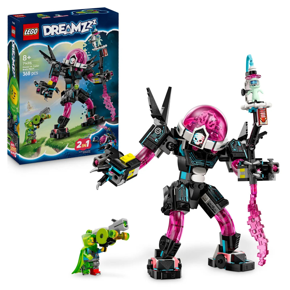 Produktbild för LEGO® DREAMZzz™ 71495 Mateo vs. Kybermozkový robot