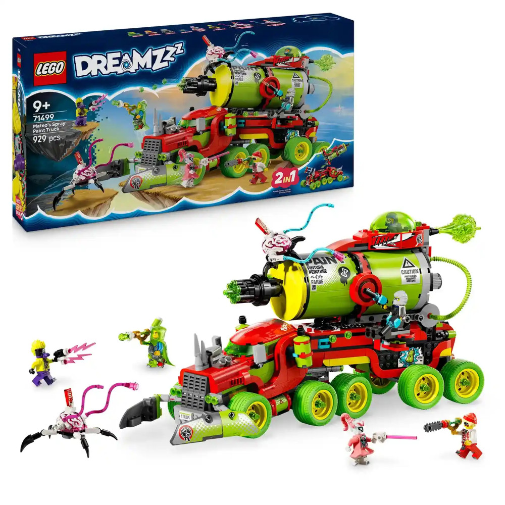 Produktbild för LEGO® DREAMZzz™ 71499 Mateovo vozidlo v podobě barvy ve spreji