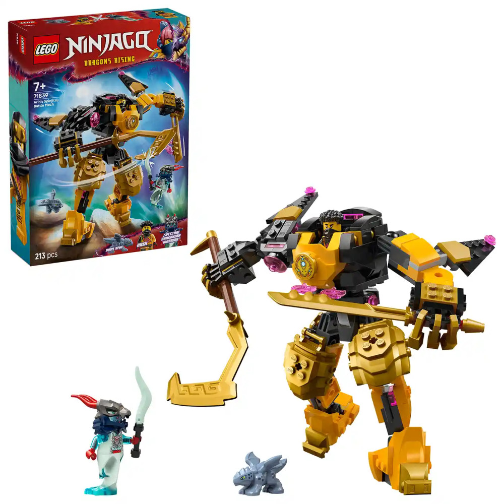 Produktbild för LEGO® NINJAGO® 71839 Arin a bojový robot Spinjitzu