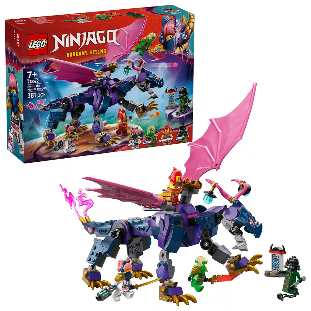 Produktbild för LEGO® NINJAGO® 71842 Rontu – Pán draků