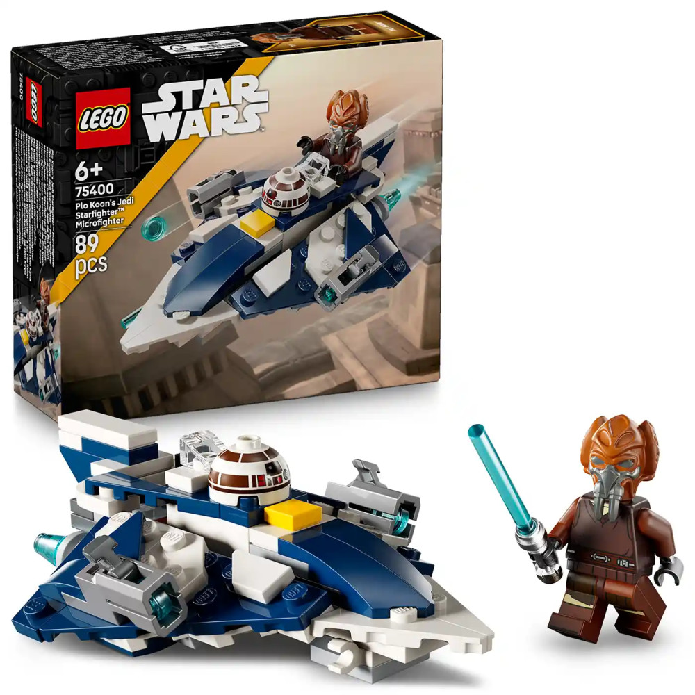 Produktbild för LEGO® Star Wars™ 75400 Plo Koon a jeho jediská mikrostíhačka