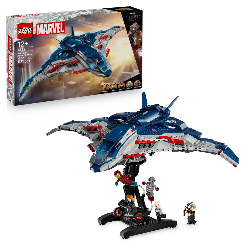 Produktbild för LEGO® ǀ Marvel 76325 Avengers: Age of Ultron Stíhačka Quinjet