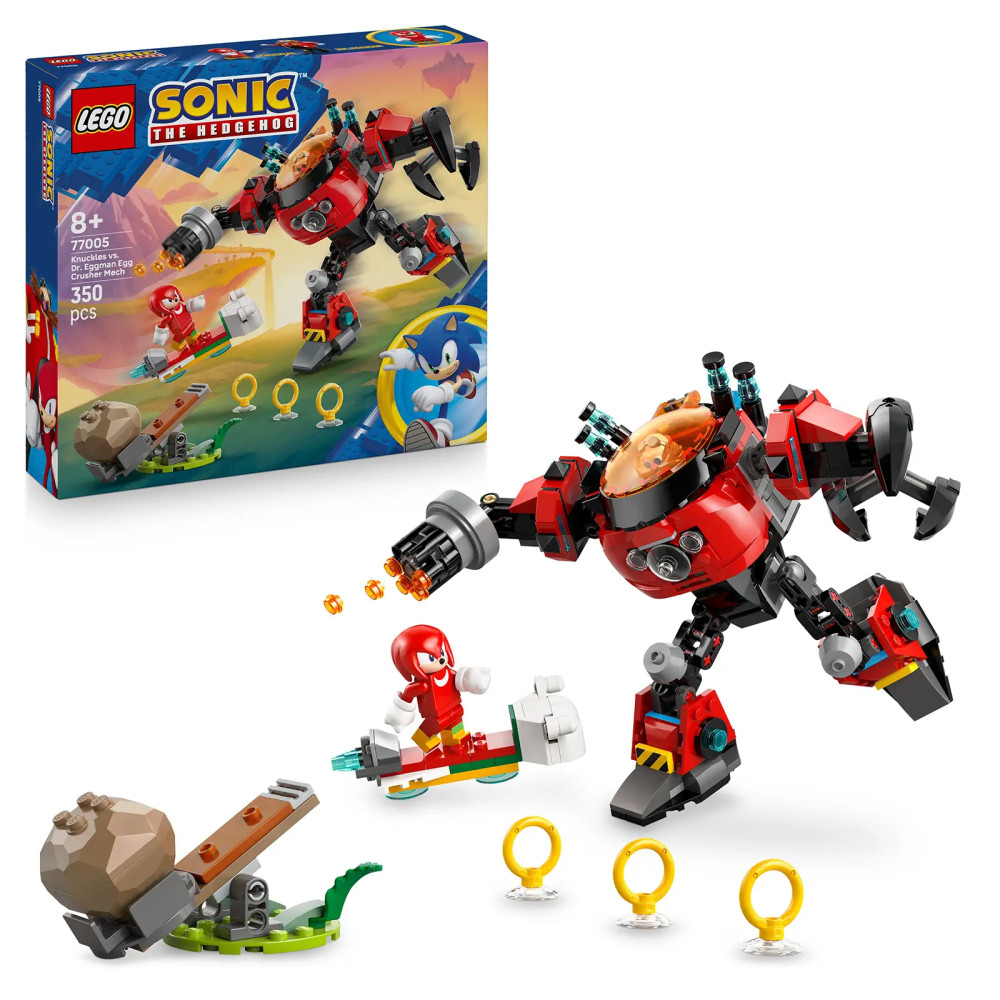 Produktbild för LEGO® Sonic the Hedgehog™ 77005 Knuckles vs. Dr. Eggman: Robotický oblek Egg Crusher