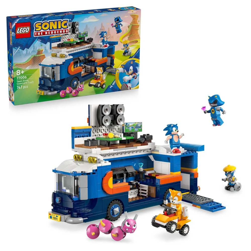 Produktbild för LEGO® Sonic the Hedgehog™ 77006 Velitelské vozidlo týmu Sonic