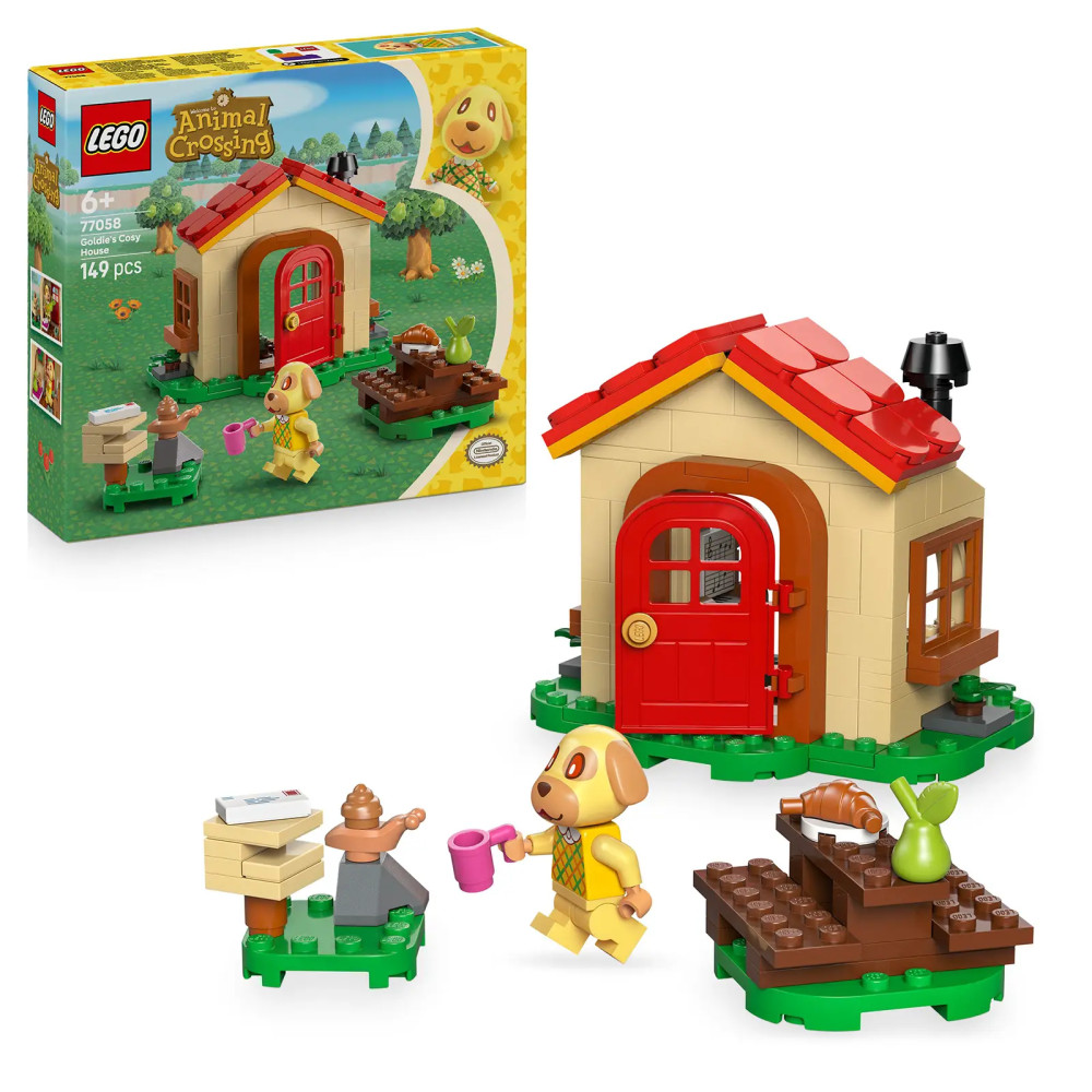 Produktbild för LEGO® Animal Crossing™ 77058 Goldie a její útulný dům