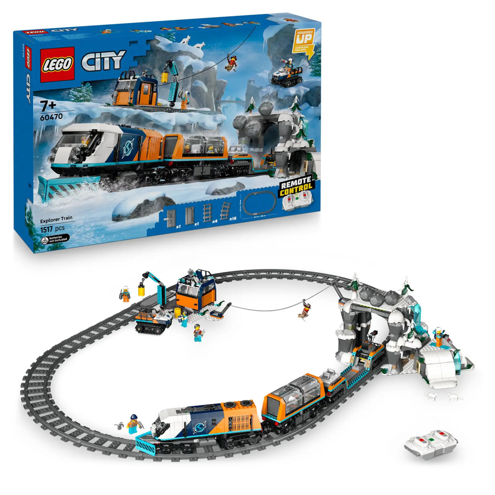 Produktbild för LEGO® City 60470 Polární expres pro průzkumníky Arktidy