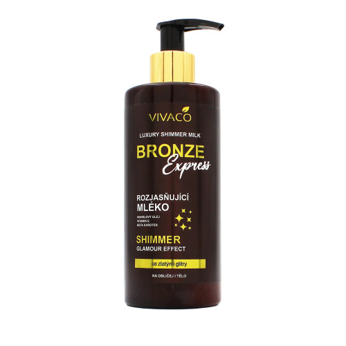 Vivaco Bronze Express Luxury Shimmer Milk 300ml - Solkräm