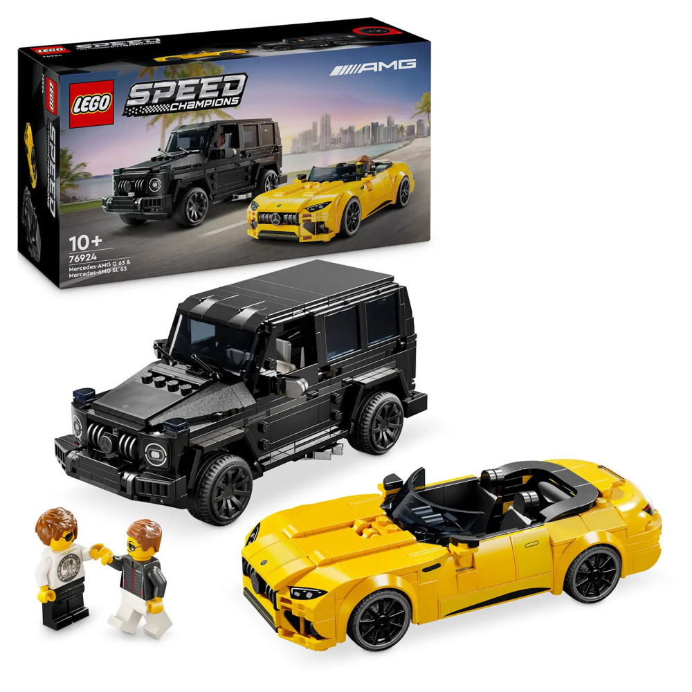 Produktbild för LEGO® Speed Champions 76924 Mercedes-AMG G 63 & Mercedes-AMG Sl 63