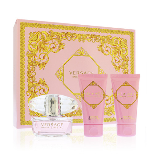 Versace Versace Bright Crystal eau de toilette for women 50 ml + tělové mléko 50 ml + sprchový gel 50 ml gift set