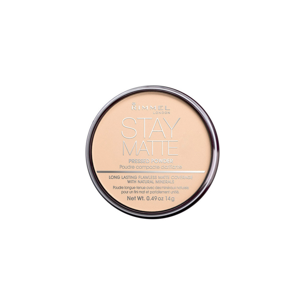 Produktbild för Rimmel London Stay Matte Pressed Powder 14g - 005 Silky Beige