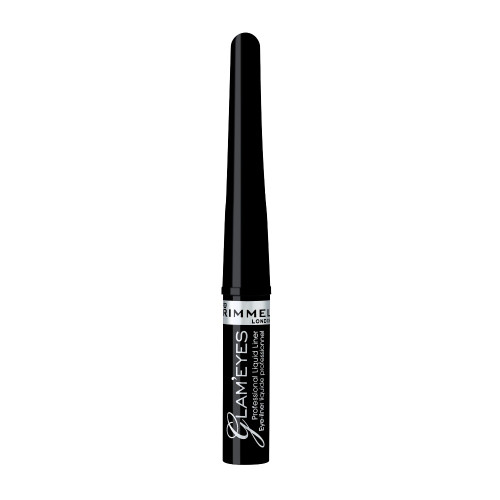 Rimmel Rimmel Glam Eyes liquid eyeliner 3,5 ml 001 Black Glamour