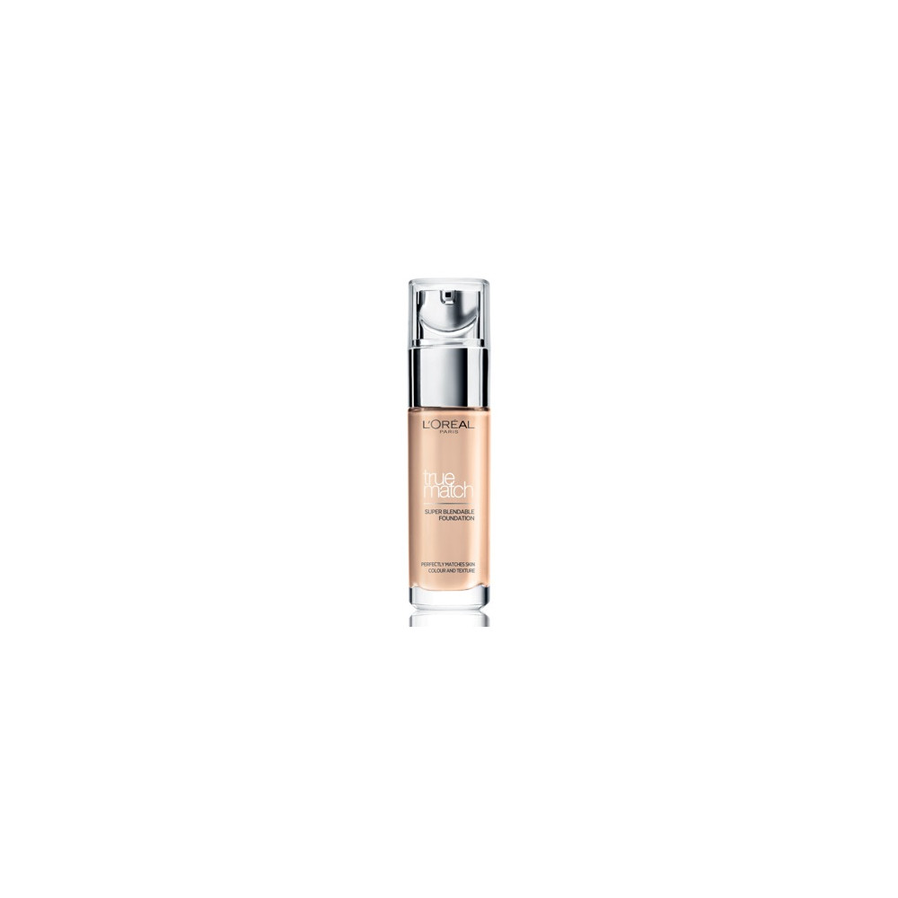 Produktbild för L'Oréal Paris True Match Super Blendable Foundation SPF17 liquid makeup 30 ml 1C Rose Ivory