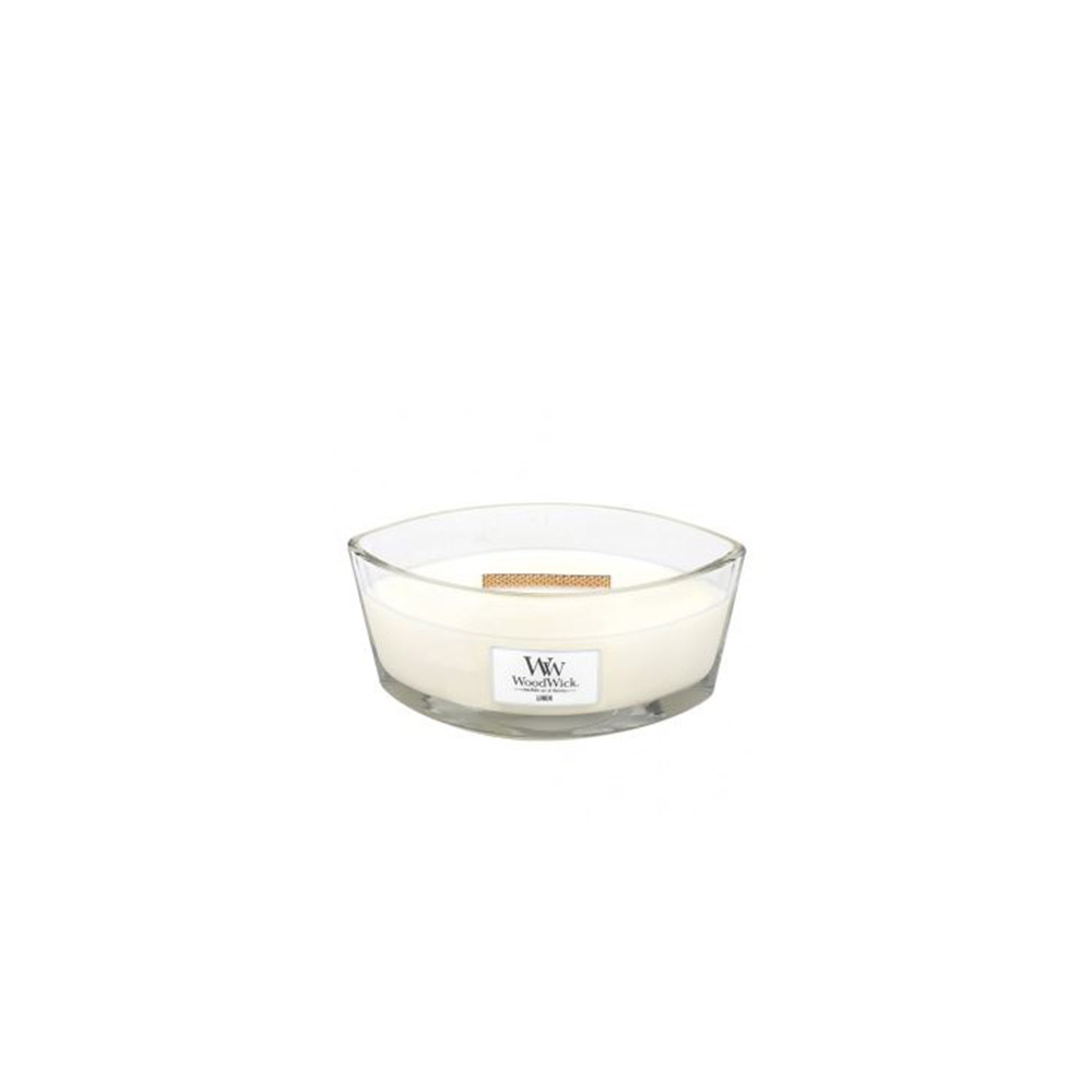 Produktbild för WoodWick Linen scented candle with wooden wick 453,6 g
