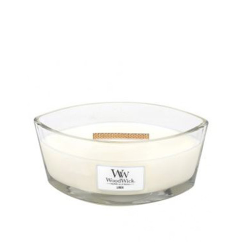 WoodWick WoodWick Linen scented candle with wooden wick 453,6 g