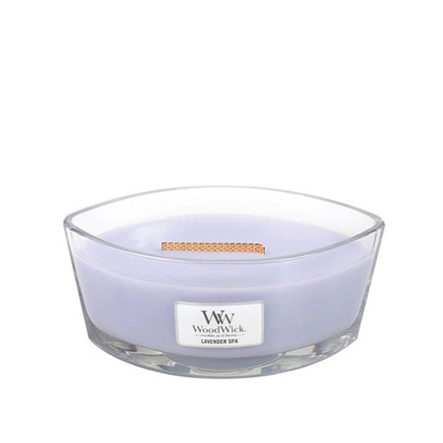 WoodWick WoodWick Lavender Spa scented candle with wooden wick 453,6 g