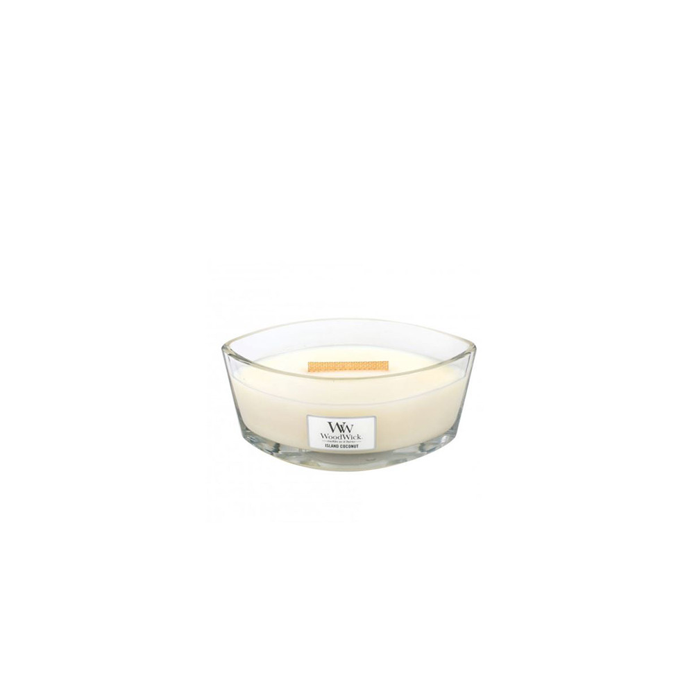 Produktbild för WoodWick Island Coconut scented candle with wooden wick 453,6 g