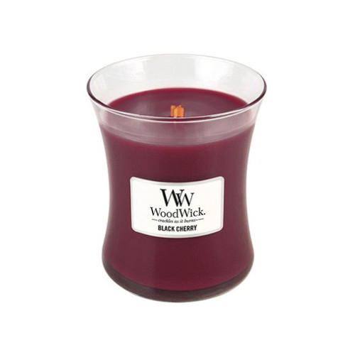 WoodWick WoodWick Black Cherry scented candle with wooden wick 275 g