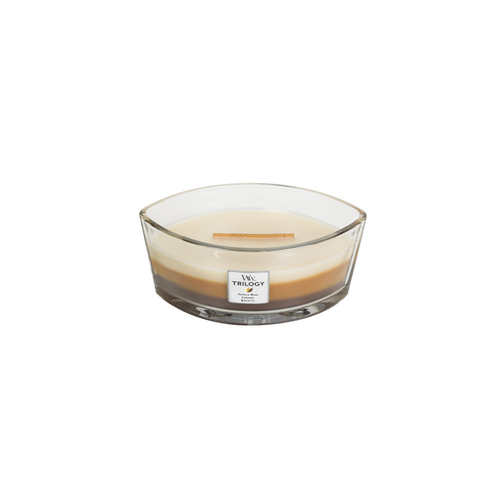 Produktbild för WoodWick Café Sweets scented candle with wooden wick 453,6 g