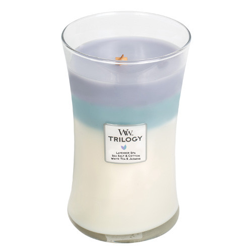 WoodWick WoodWick Calming Retreat scented candle with wooden wick 609,5 g