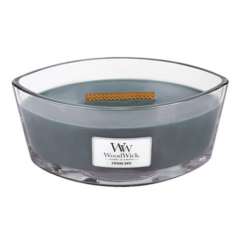 WoodWick WoodWick Evening Onyx scented candle with wooden wick 453,6 g