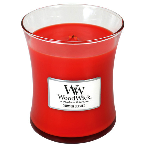 WoodWick WoodWick Crimson Berries scented candle with wooden wick 275 g