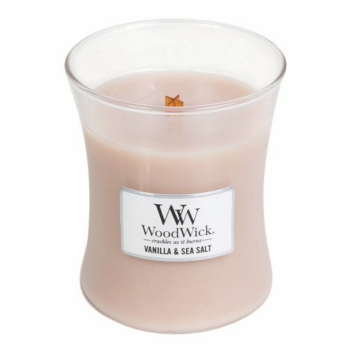 WoodWick WoodWick Vanilla & Sea Salt scented candle with wooden wick 275 g