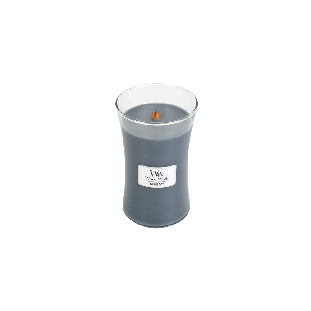 Produktbild för WoodWick Evening Onyx scented candle with wooden wick 609,5 g