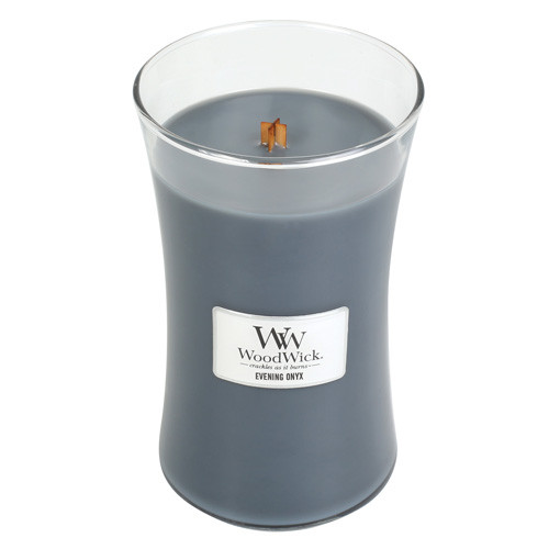 WoodWick WoodWick Evening Onyx scented candle with wooden wick 609,5 g