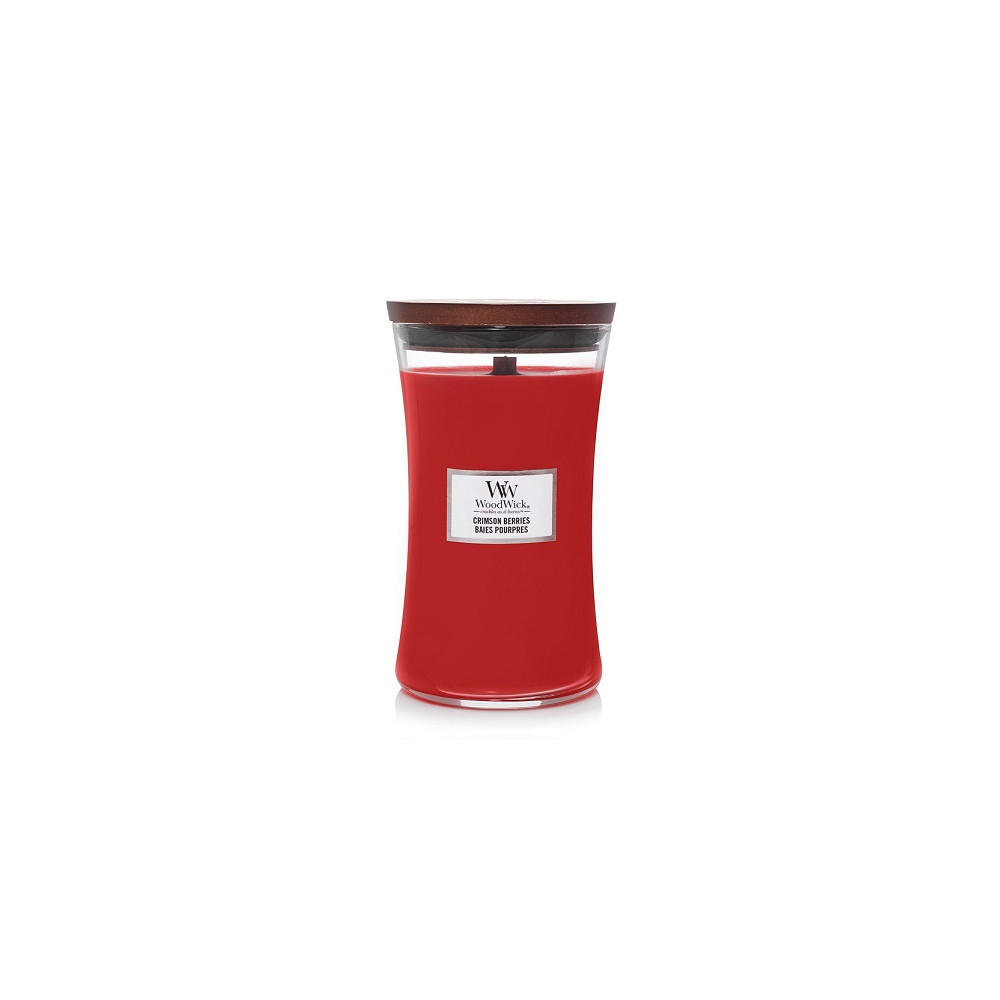 Produktbild för WoodWick Crimson Berries scented candle with wooden wick 609,5 g