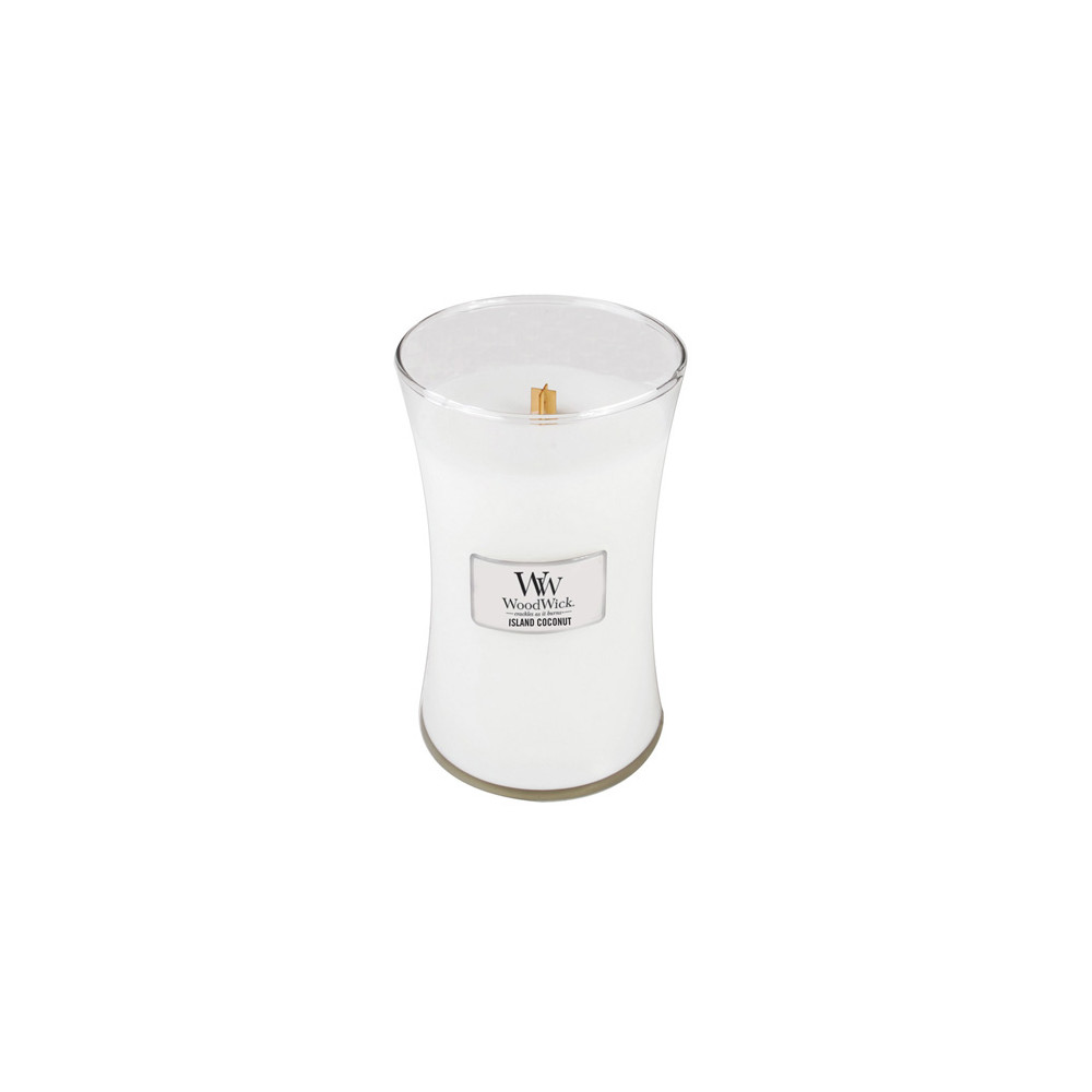 Produktbild för WoodWick Island Coconut scented candle with wooden wick 609,5 g