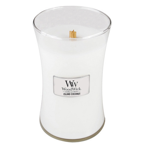 WoodWick WoodWick Island Coconut scented candle with wooden wick 609,5 g