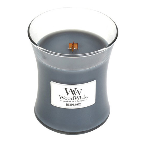 WoodWick WoodWick Evening Onyx scented candle with wooden wick 275 g