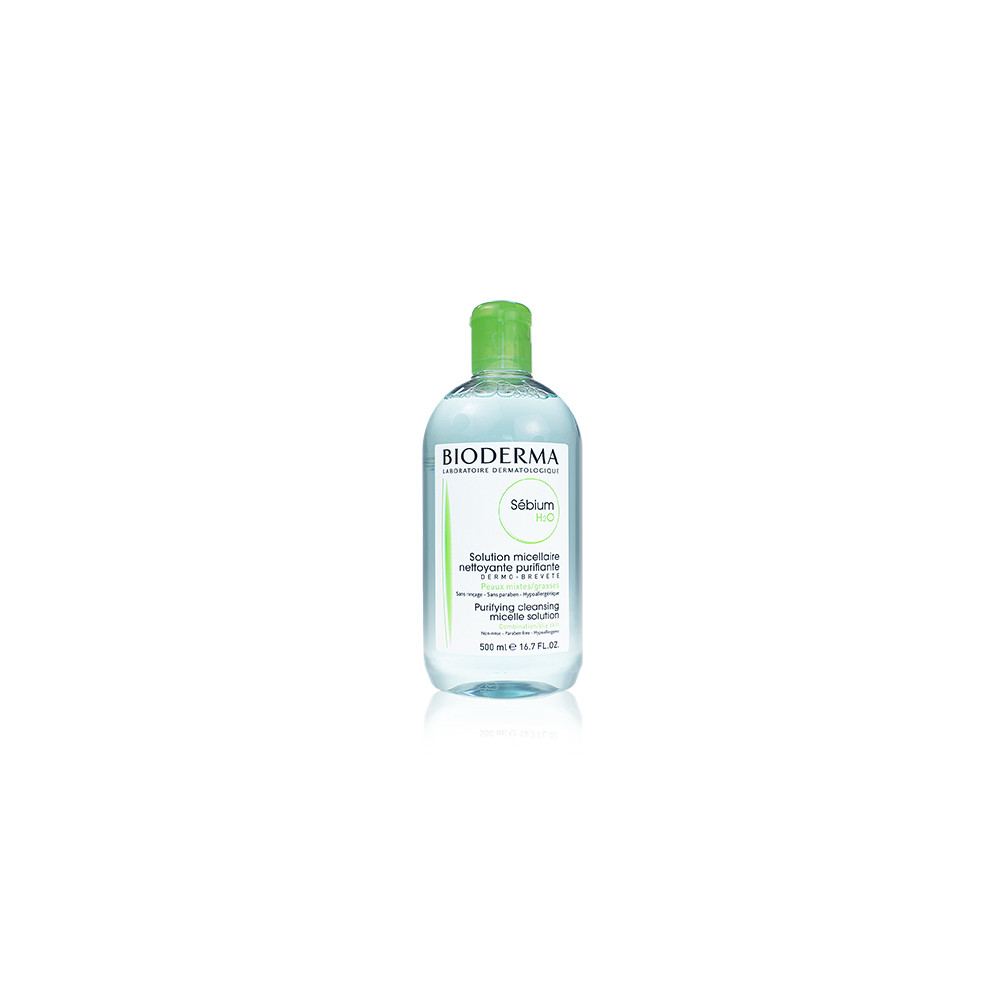 Produktbild för Bioderma Sébium H2O micellar water for oily skin 500 ml
