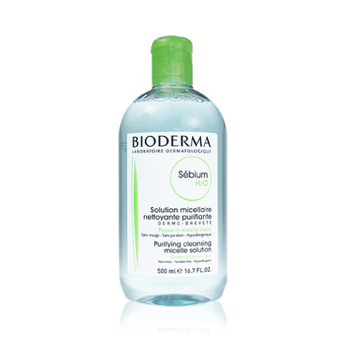 Bioderma Sébium H2O micellar water for oily skin 500 ml - Ansiktsvatten