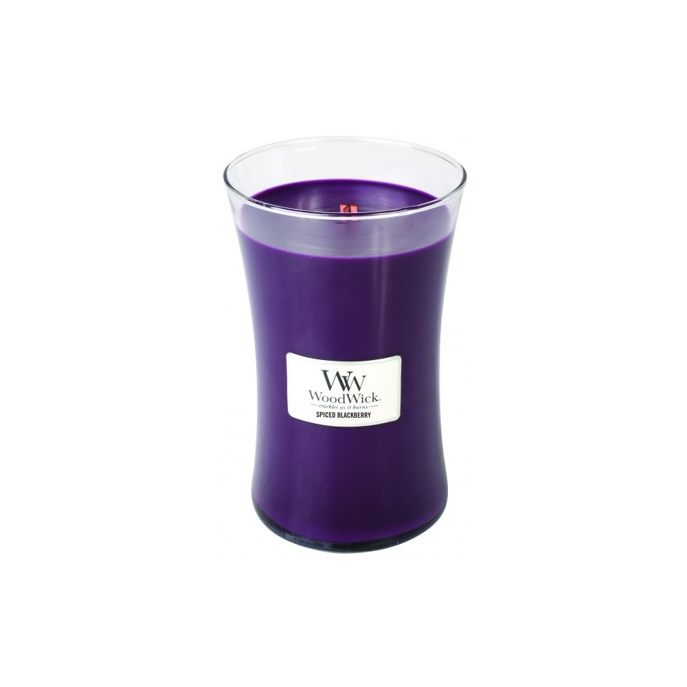 Produktbild för WoodWick Spiced Blackberry scented candle with wooden wick 609,5 g