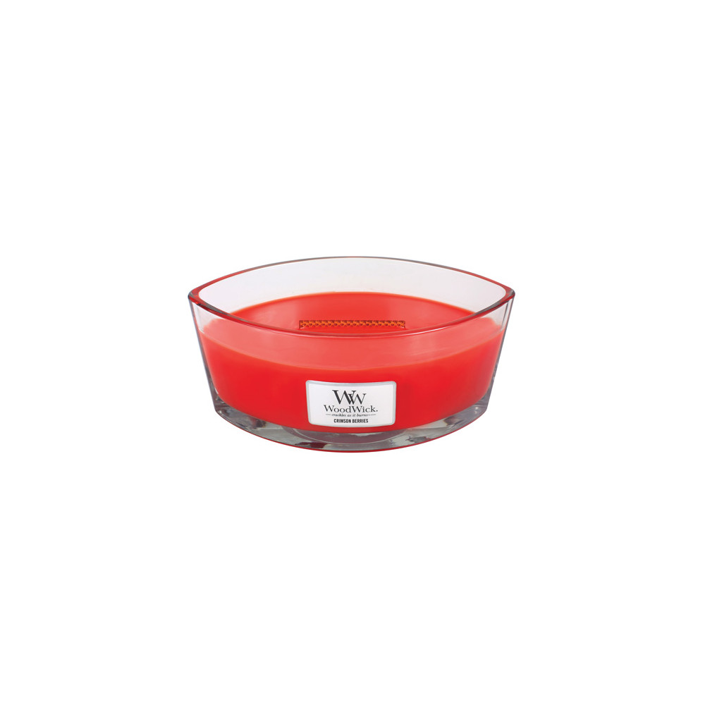 Produktbild för WoodWick Crimson Berries scented candle with wooden wick 453,6 g