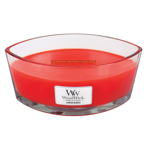WoodWick WoodWick Crimson Berries scented candle with wooden wick 453,6 g