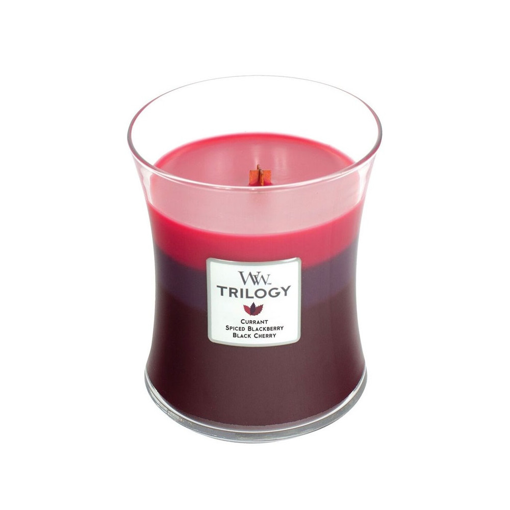 Produktbild för WoodWick Sun Ripened Berries scented candle with wooden wick 275 g