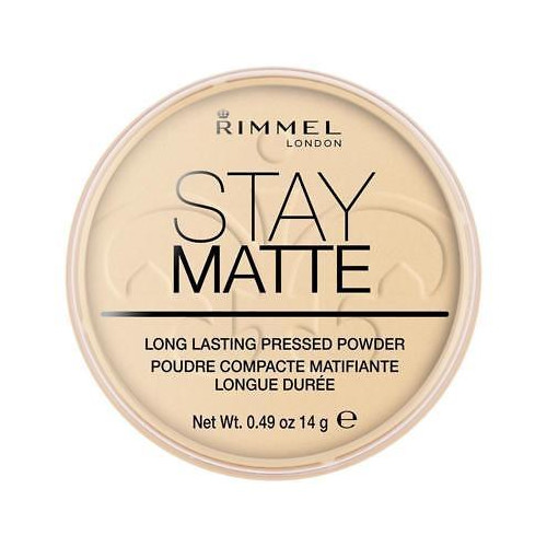 Rimmel London Rimmel Stay Matte Long Lasting Pressed Powder matting powder 14 g 001 Transparent