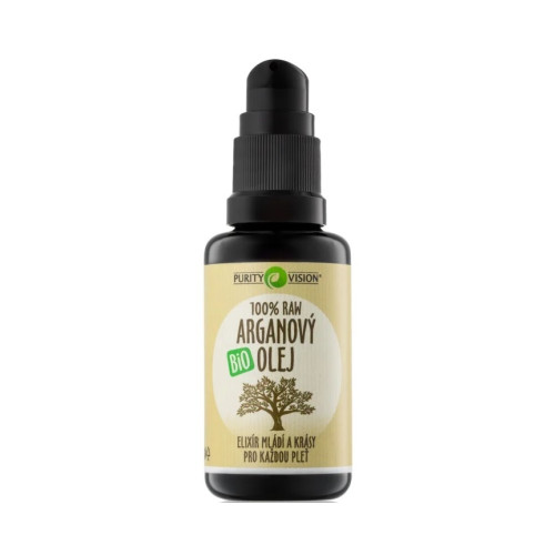 Purity Vision Purity Vision Raw Bio Arganový olej 100% raw argan oil 30 ml