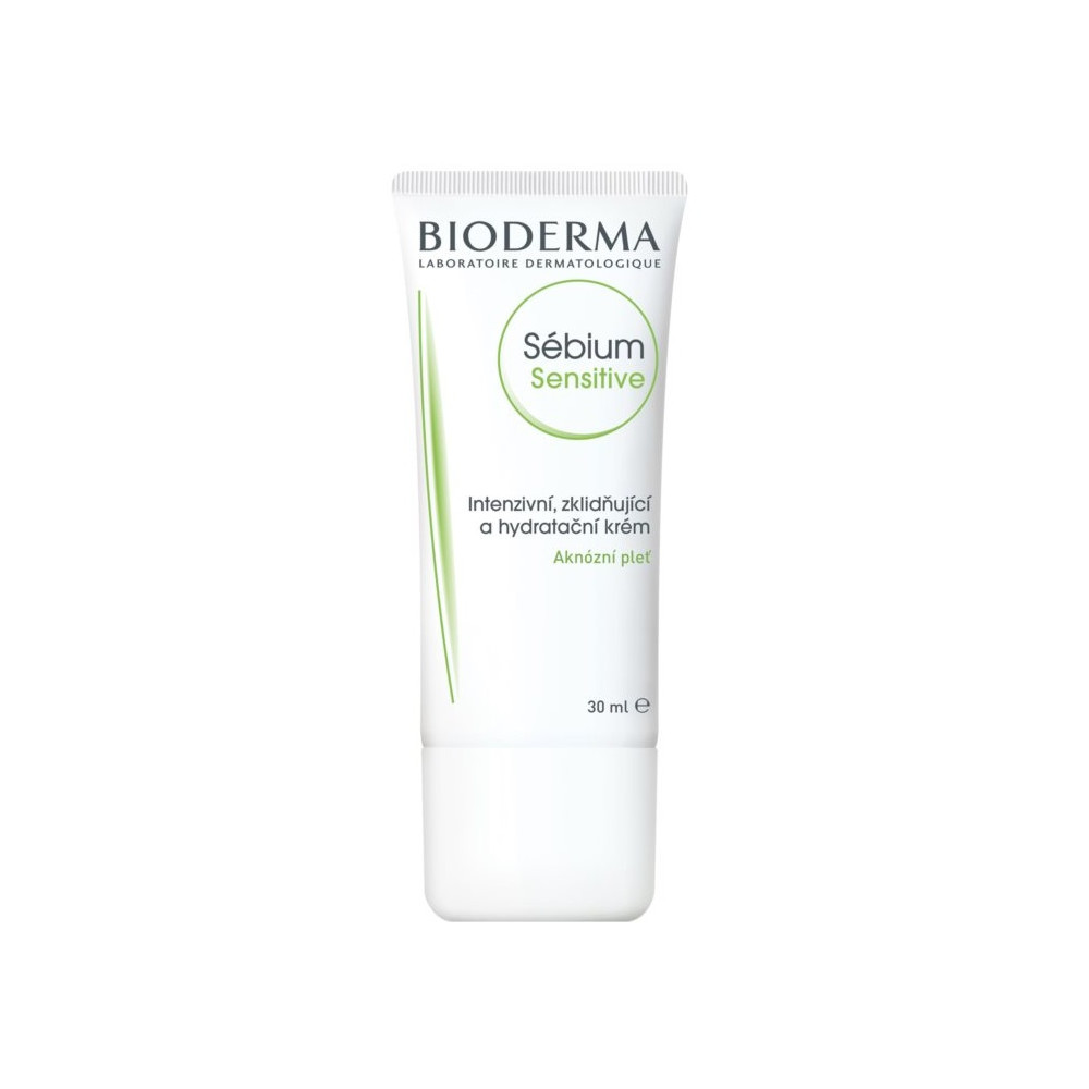 Produktbild för Bioderma Sébium Sensitive intenzivní zklidňující a hydratační krém pro aknózní pleť 30 ml