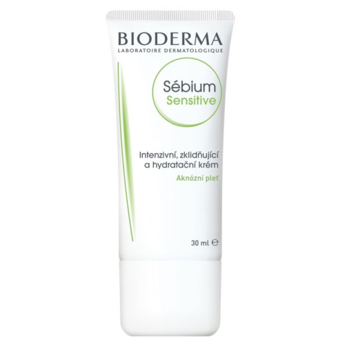 Bioderma Bioderma Sébium Sensitive intenzivní zklidňující a hydratační krém pro aknózní pleť 30 ml