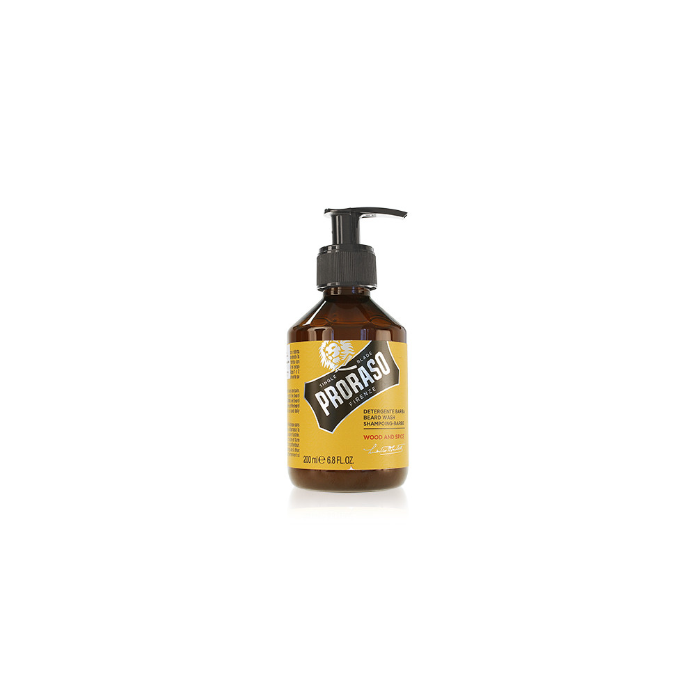 Produktbild för PRORASO Wood and Spice Beard Wash 200 ml