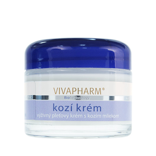 VivaPharm VivaPharm Kozí krém výživný pleťový krém s kozím mlékem 50 ml