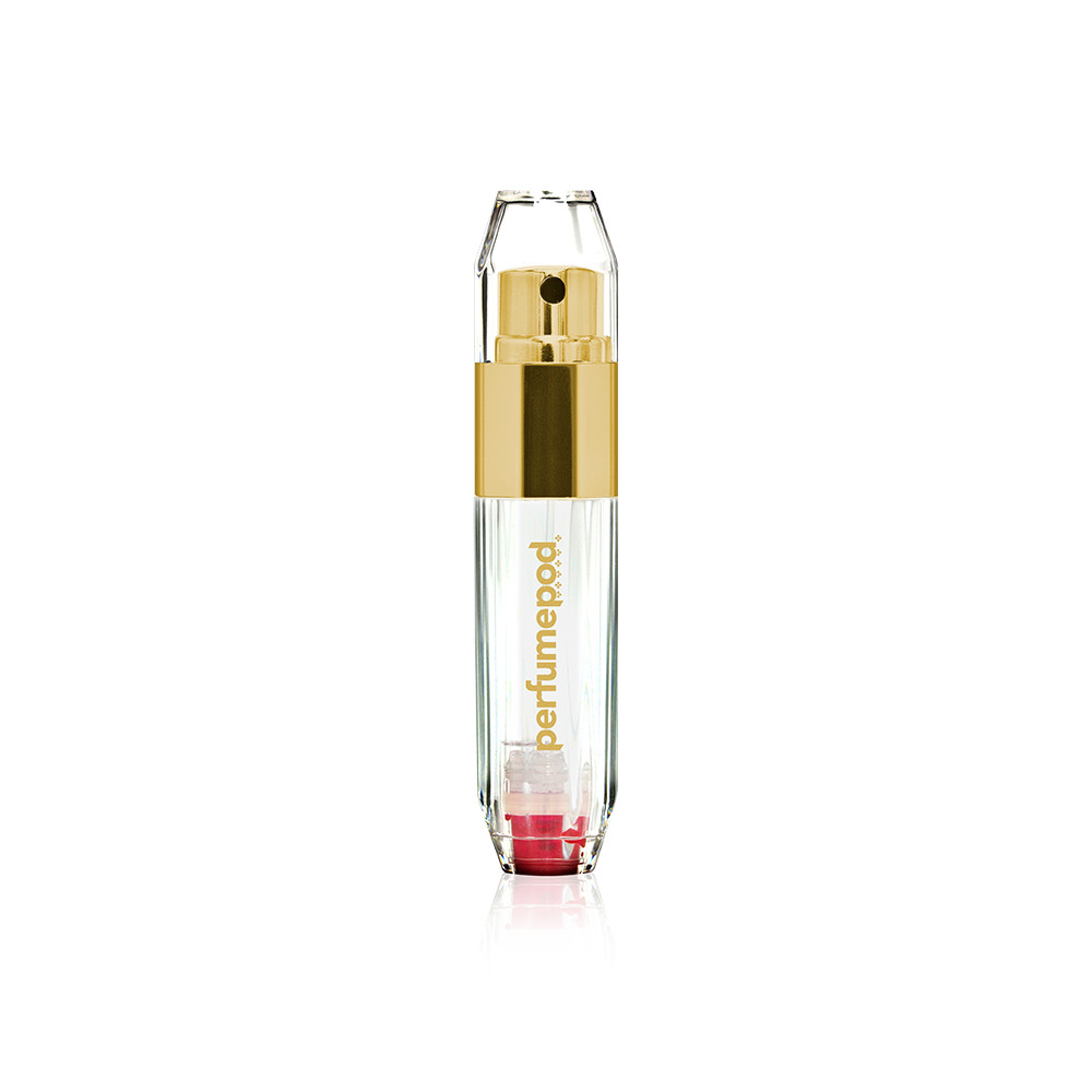 Produktbild för Travalo Perfume Pod Crystal refillable perfume sprayer 5 ml Gold